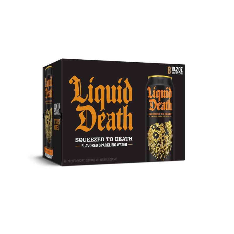 Liquid Death Squeezed To Death 3x 8 Pack (19.2 oz Cans)