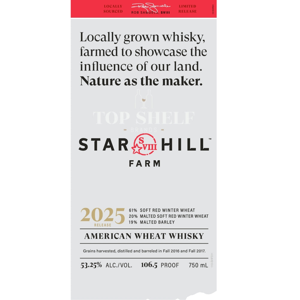 Buy Star Hill Farm 2025 Release American Wheat Whiskey Online – Booze City