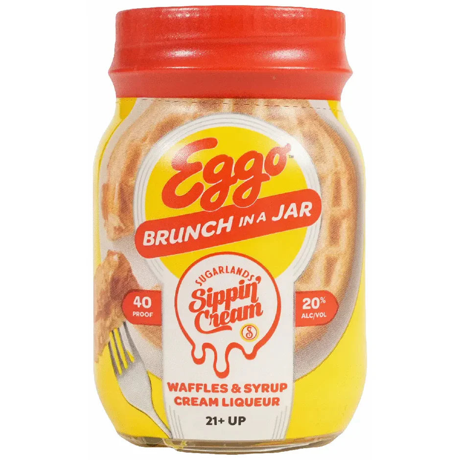 Sugarlands Eggoë Brunch in a Jar Waffles & Syrup Sippin' Cream 50ml Mi ...