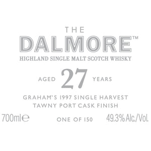 Buy The Dalmore 27 Year Old Grahamôs 1997 Single Harvest Tawny Port Cask Online -Craft City
