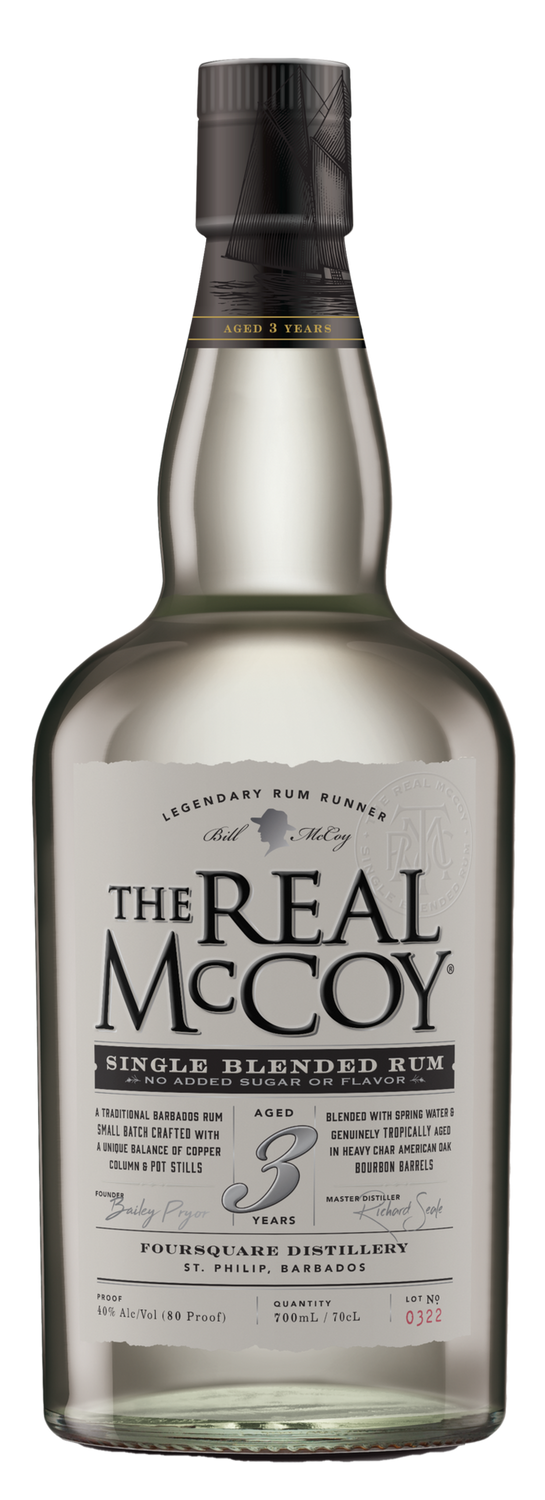 Buy The Real Mccoy Rum 3YR 80 700ML Online -Craft City