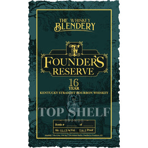 Buy The Whiskey Blendery Founder's Reserve 16 Year Old Bourbon Online -Craft City