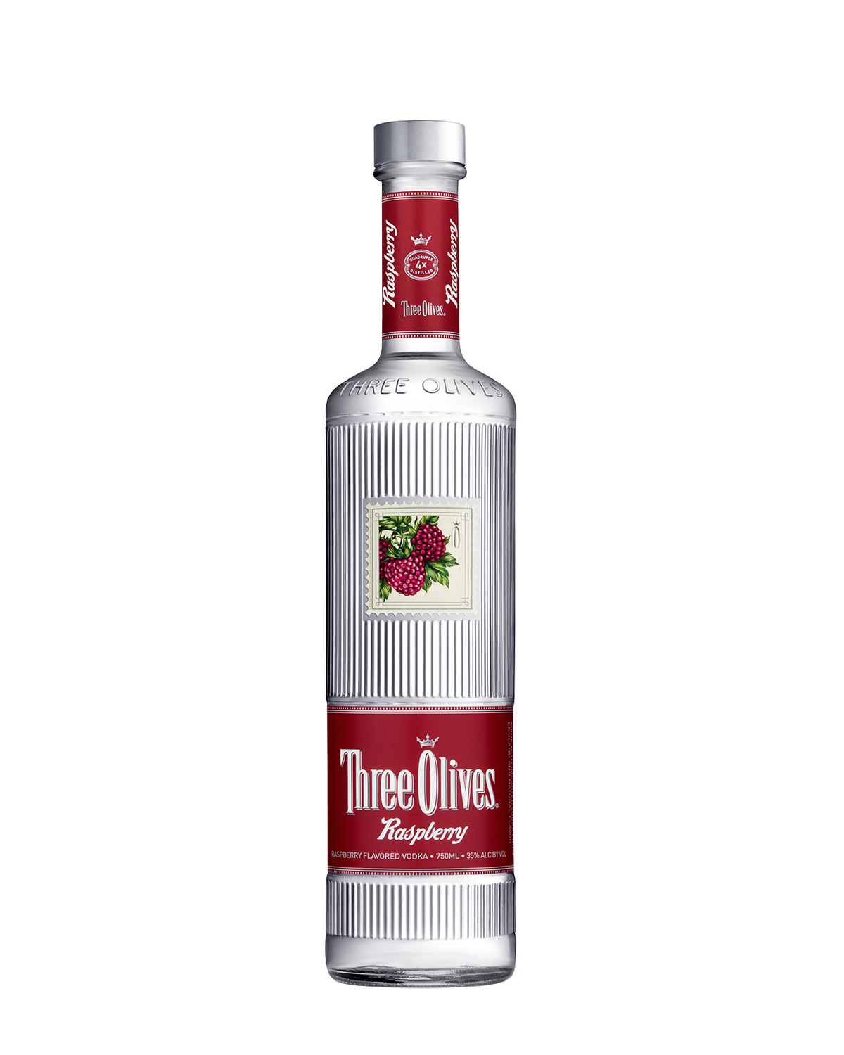 Buy Three Olives Vodka Raspberry New Pack 750ML Online -Craft City