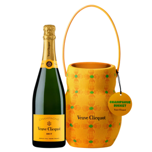 Buy Veuve Clicquot Champagne Brut With Sun Holder Cooler Bucket 750ml Online -Craft City