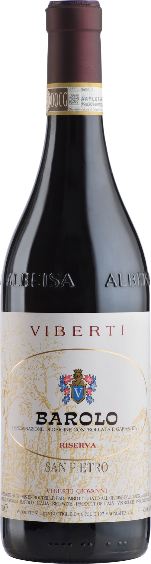 Buy Viberti Barolo Riserva Sn Pietro 15 750ML Online -Craft City