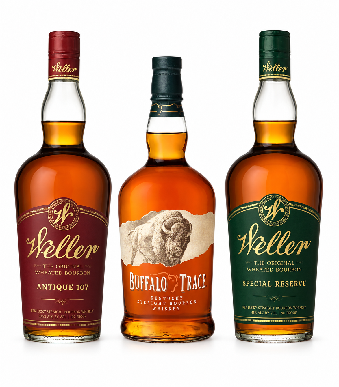 Buy W.L. Weller Antique 107 & Buffalo Trace Bourbon 2PK Bundle Online -Craft City