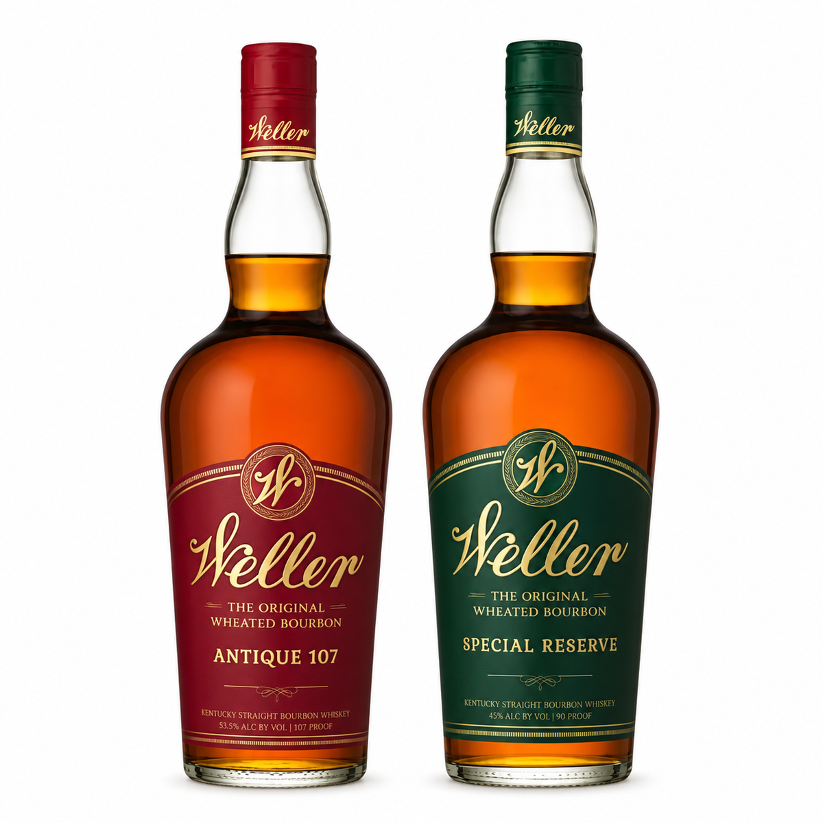 Buy W.L. Weller Antique 107 & Special Reserve Bourbon 2PK Bundle Online -Craft City