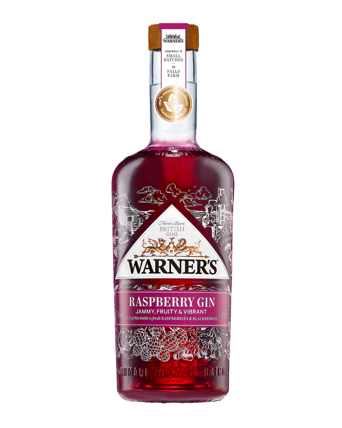 Buy Warners Gin Raspberry 750ML Online -Craft City