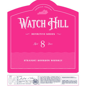 Buy Watch Hill Definitive Series 8 Year Old Bourbon Batch 04 Online -Craft City