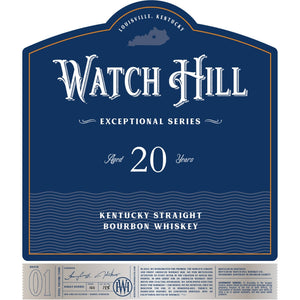 Buy Watch Hill Exceptional Series 20 Year Old Bourbon Batch 01 Online -Craft City