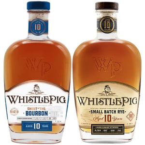 Buy WhistlePig Snout to Tail Bourbon & 10 Year Rye 2PK Whiskey Bundle Online -Craft City