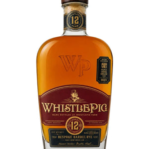 WhistlePig 12 Year Bespoke Barrel Rye Maple Crème Brûlée Cask 750ml bottle