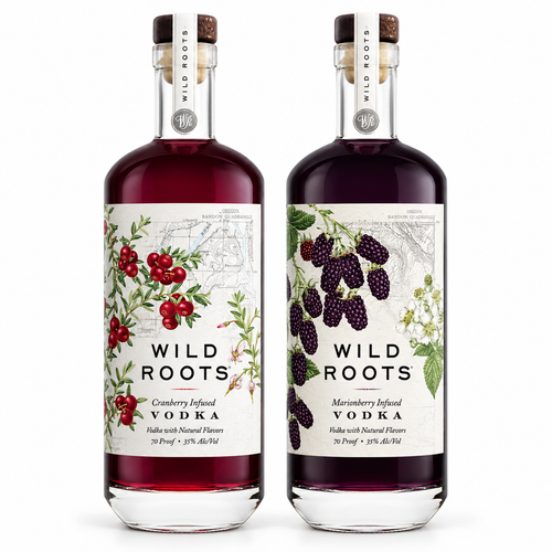 Buy Wild Roots Cranberry & Marionberry Infused Vodka Bundle – 2PK Online -Craft City