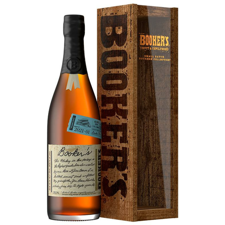 Booker’s 2021-01 ‘Donohoe’s Batch’ Kentucky Straight Bourbon Whiskey 750ml Whiskey Sidewalk Spirits