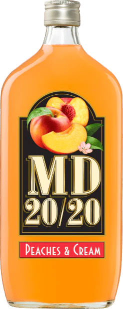 MD 20/20 Peaches & Cream Flavored Wine 750ml