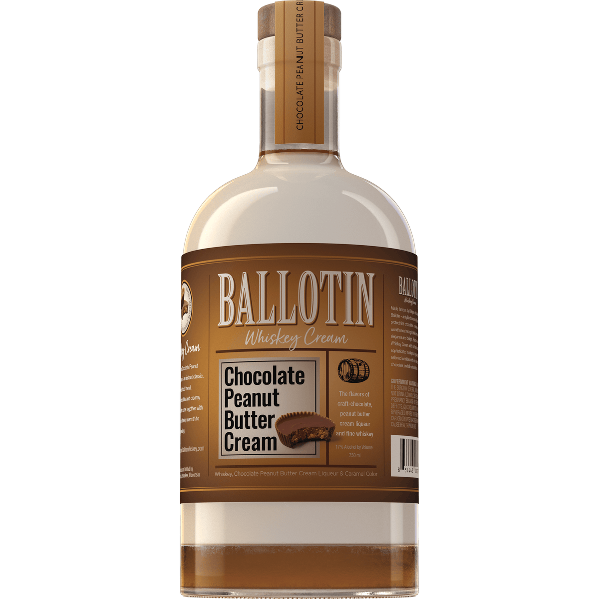 Ballotin Chocolate Peanut Butter Cream Whiskey 750ml