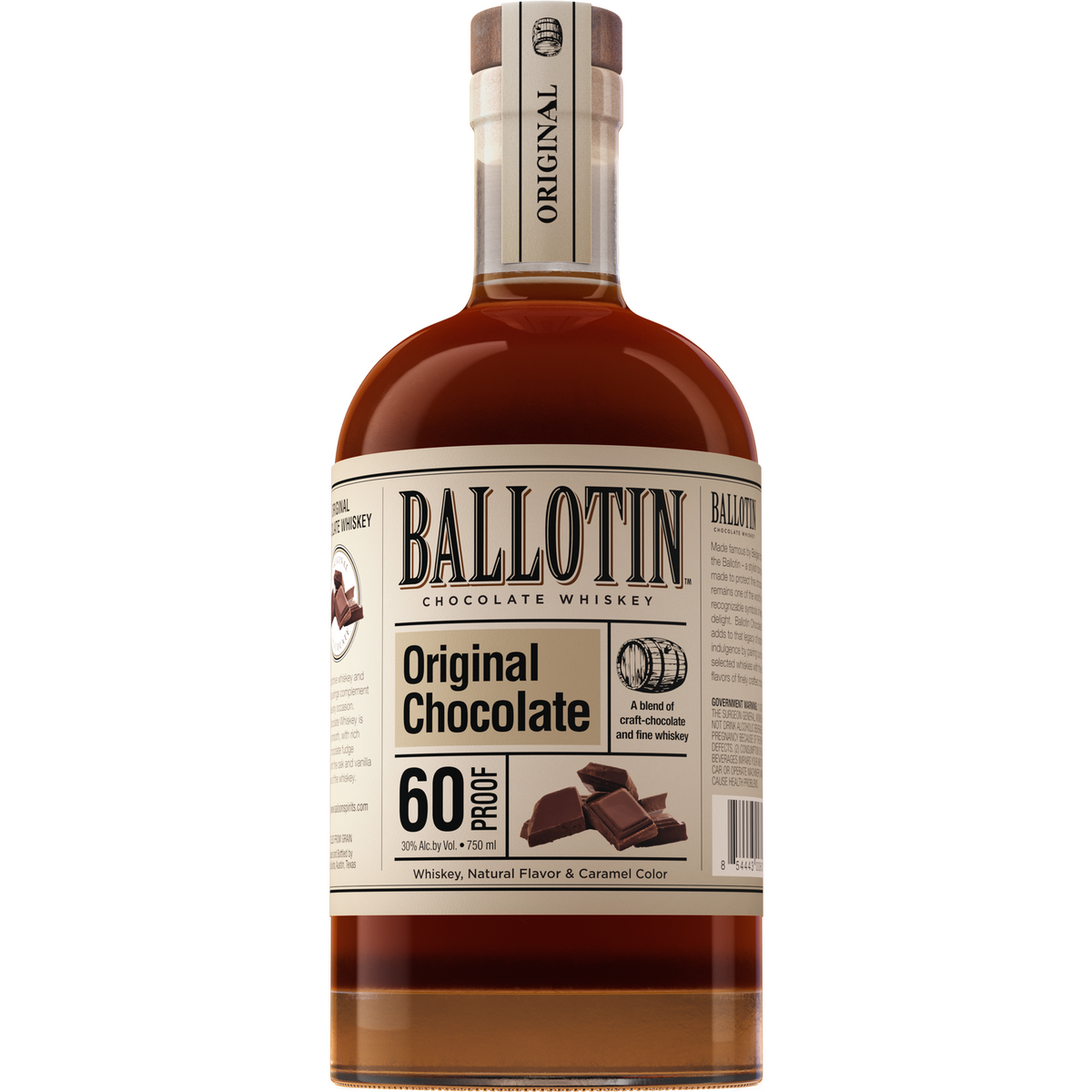 Ballotin Original Chocolate Whiskey 750ml