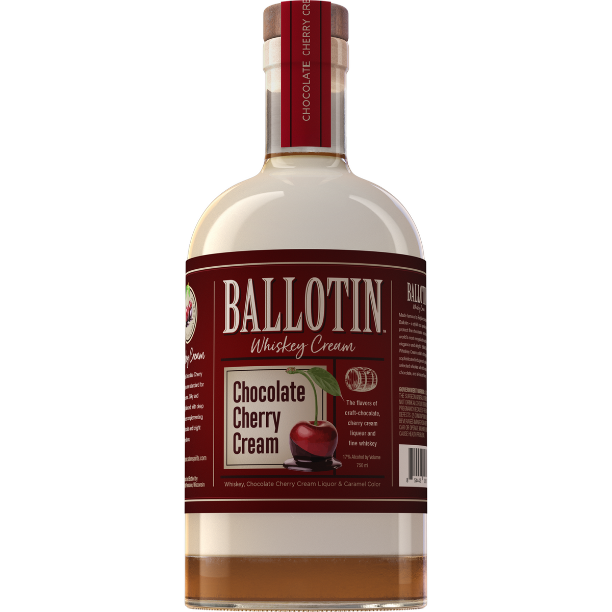 Ballotin Chocolate Cherry Cream Whiskey 750ml