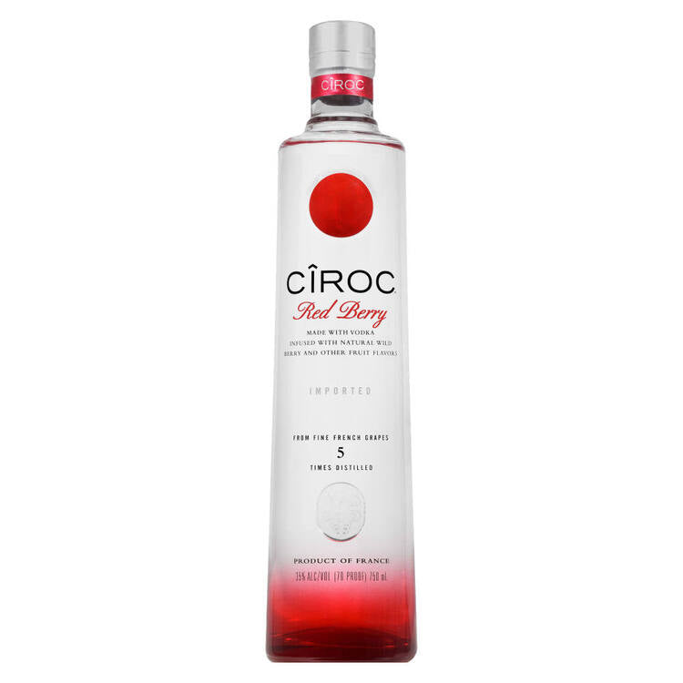 CIROC RED BERRY FLAVORED VODKA 70 750ML