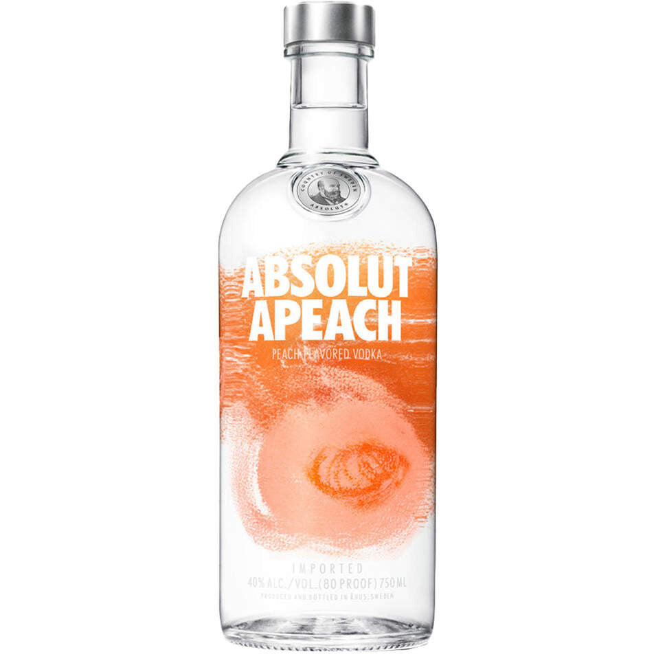 Absolut Peach Vodka 750ml