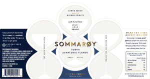 Sommaroy Vodka Lower Proof