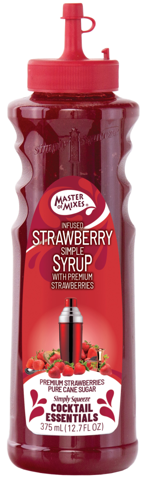 Master of Mixes Cocktail Essentials Strawberry Simple Syrup