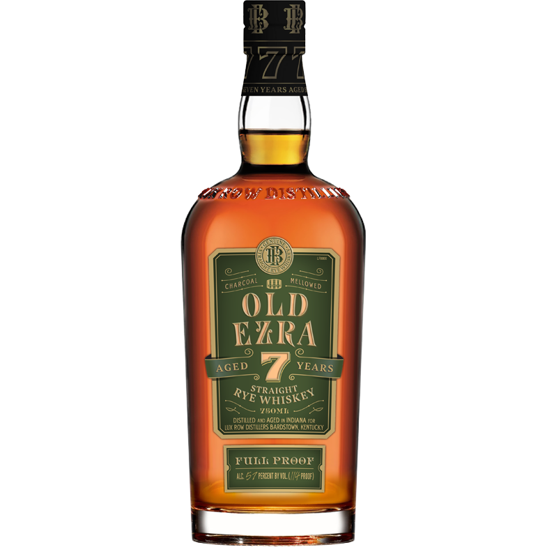 Ezra Brooks Old Ezra 7 Year Old Full Proof Rye Whiskey