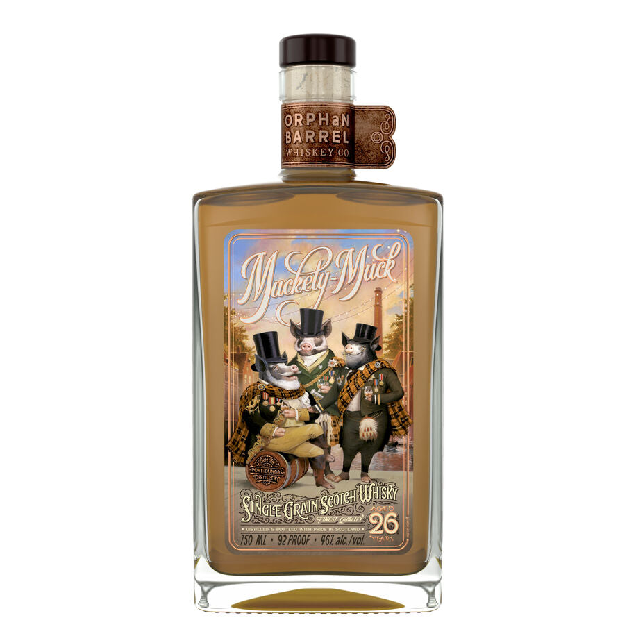 Orphan Barrel Muckety-Muck 26 Year Old Single Grain Scotch Whisky 750ml