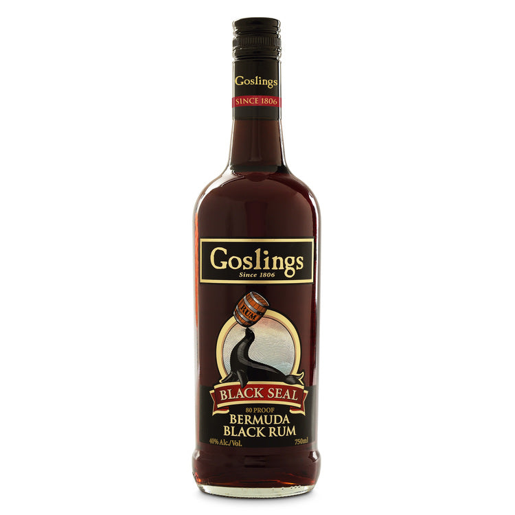 GOSLINGS BLACK RUM BLACK SEAL 80 750ML