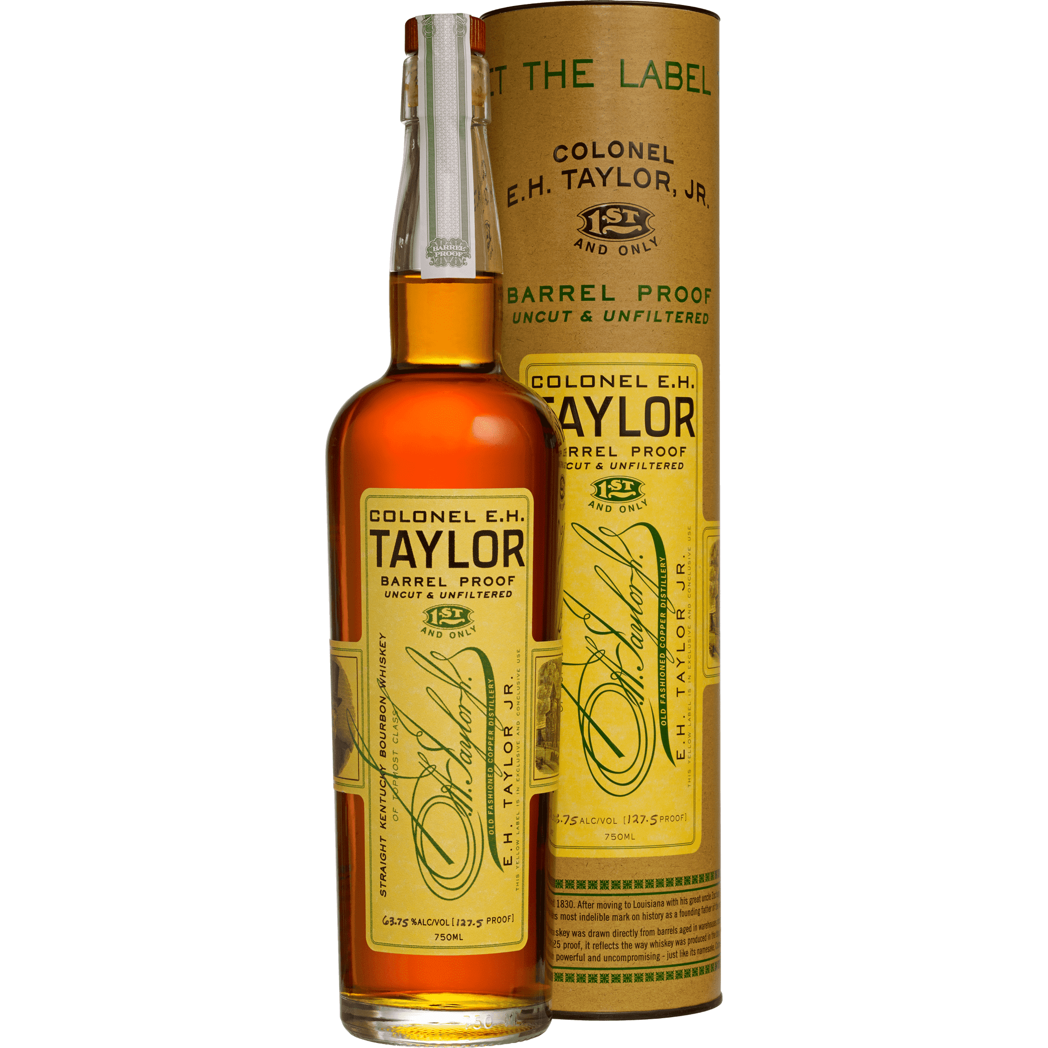 Colonel E.H. Taylor Barrel Proof Bourbon Whiskey - The Whiskey Haus