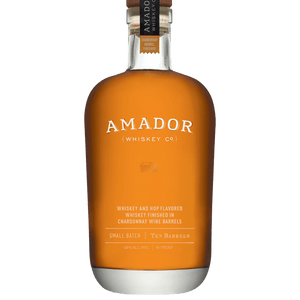 Amador Whiskey Co. Straight Hop Flavored Whiskey Ten Barrels California Small Batch 96 750ML