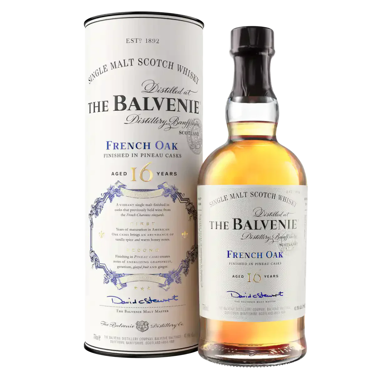 The Balvenie 16 Year Old French Oak Pineau Cask Finish 750ml