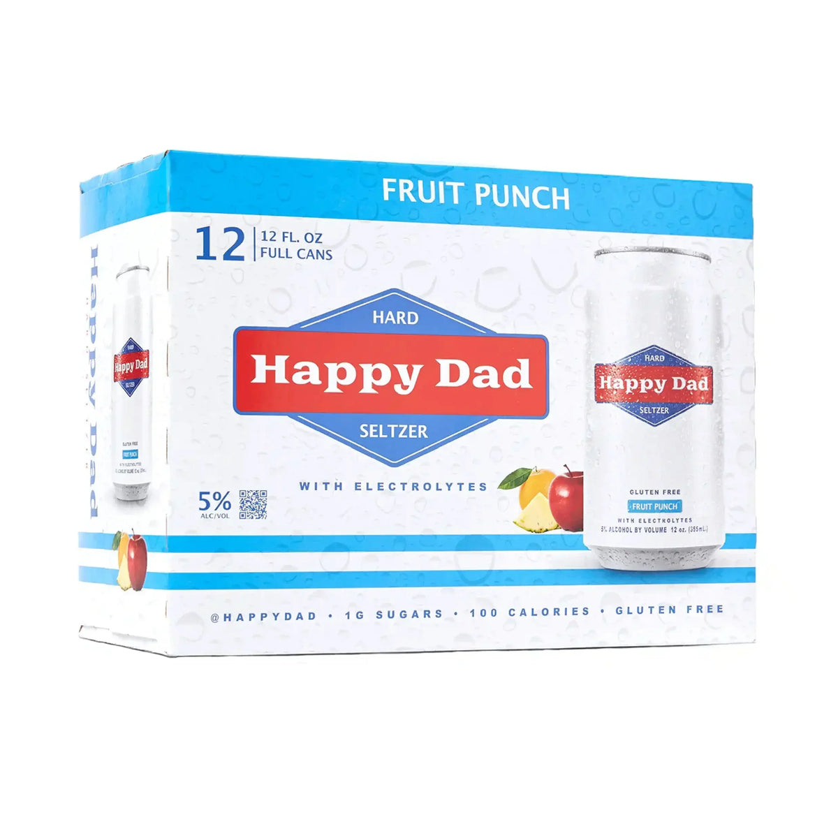 Happy Dad Fruit Punch Hard Seltzer 12oz