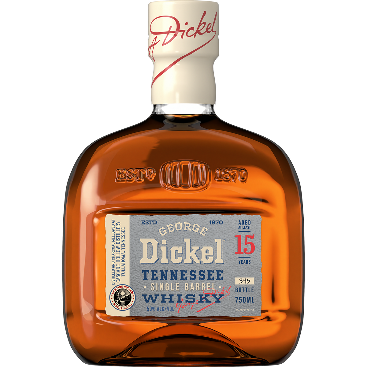 George Dickel 15 Year Old Single Barrel Tennessee Whiskey 750ml