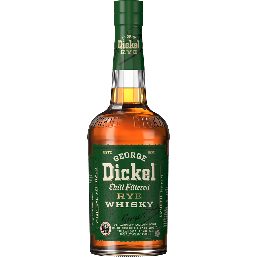 George Dickel Chill Filtered Rye Whiskey 750ml