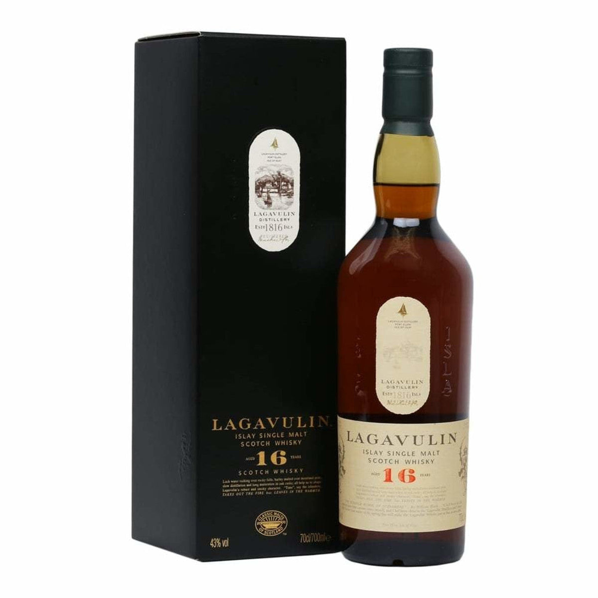 Lagavulin 16 Year Old Islay Single Malt Scotch Whisky 750ml