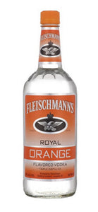 Fleischmanns Orange Flavored Vodka Royal