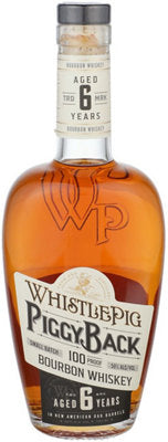 Whistlepig Bourbon Piggyback In New American Oak Barrels 6 Yr 100 750ML