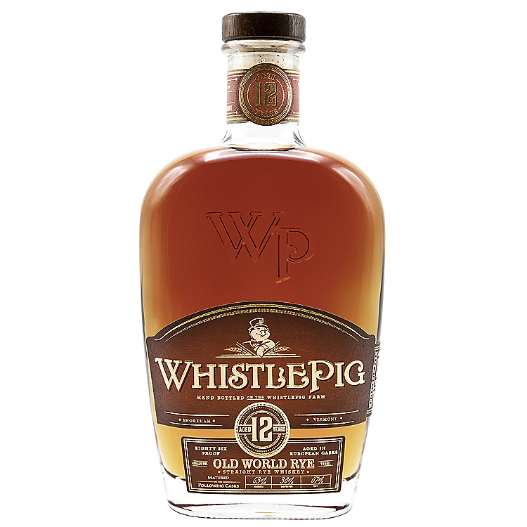 Whistlepig Straight Rye Whiskey Old World 12 Yr 86
