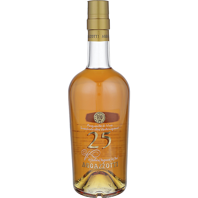 AGGAZZOTTI VENTICINQUANNI FLAVORED BRANDY 80 750ML