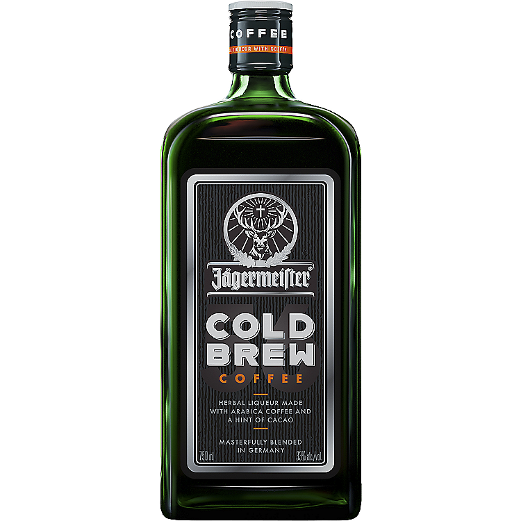JAGERMEISTER COLD BREW COFFEE HERBAL LIQUEUR 66 W/ MUG 750ML
