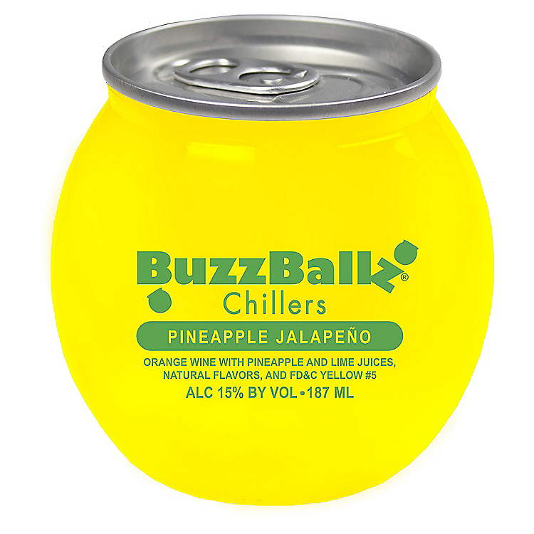 Buzzballz Chillers Pineapple Jalapeno Cocktail 187ML