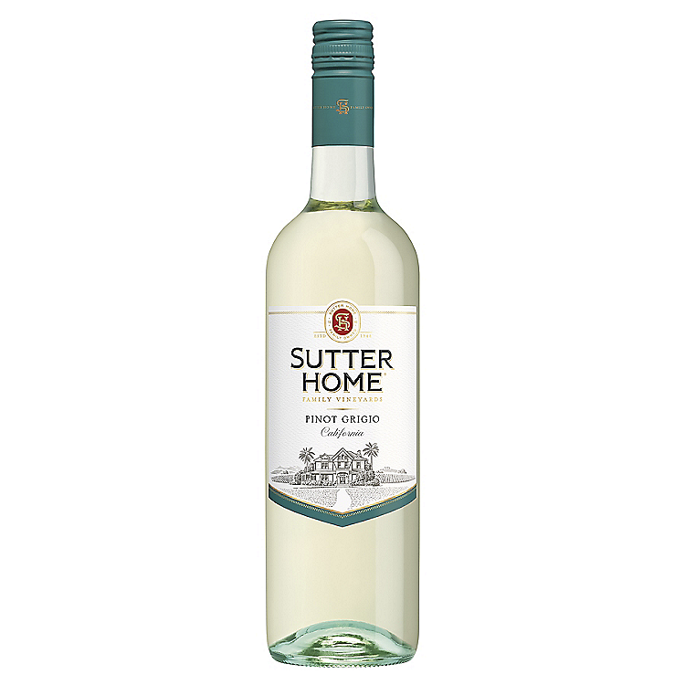 SUTTER HOME PINOT GRIGIO CALIFORNIA 750ML