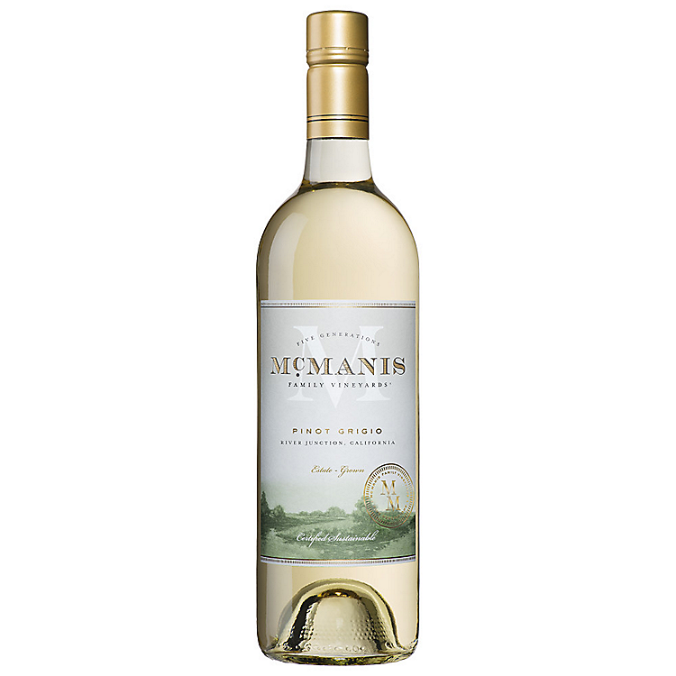 MCMANIS FAMILY VINEYARDS PINOT GRIGIO CALIFORNIA 750ML