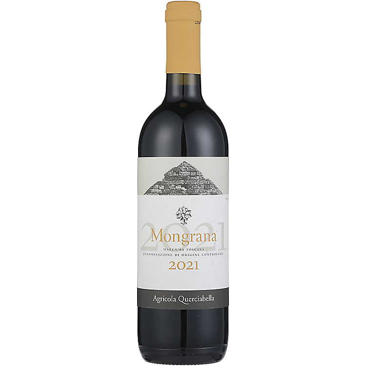 QUERCIABELLA MAREMMA TOSCANA ROSSO MONGRANA 2021 750ML