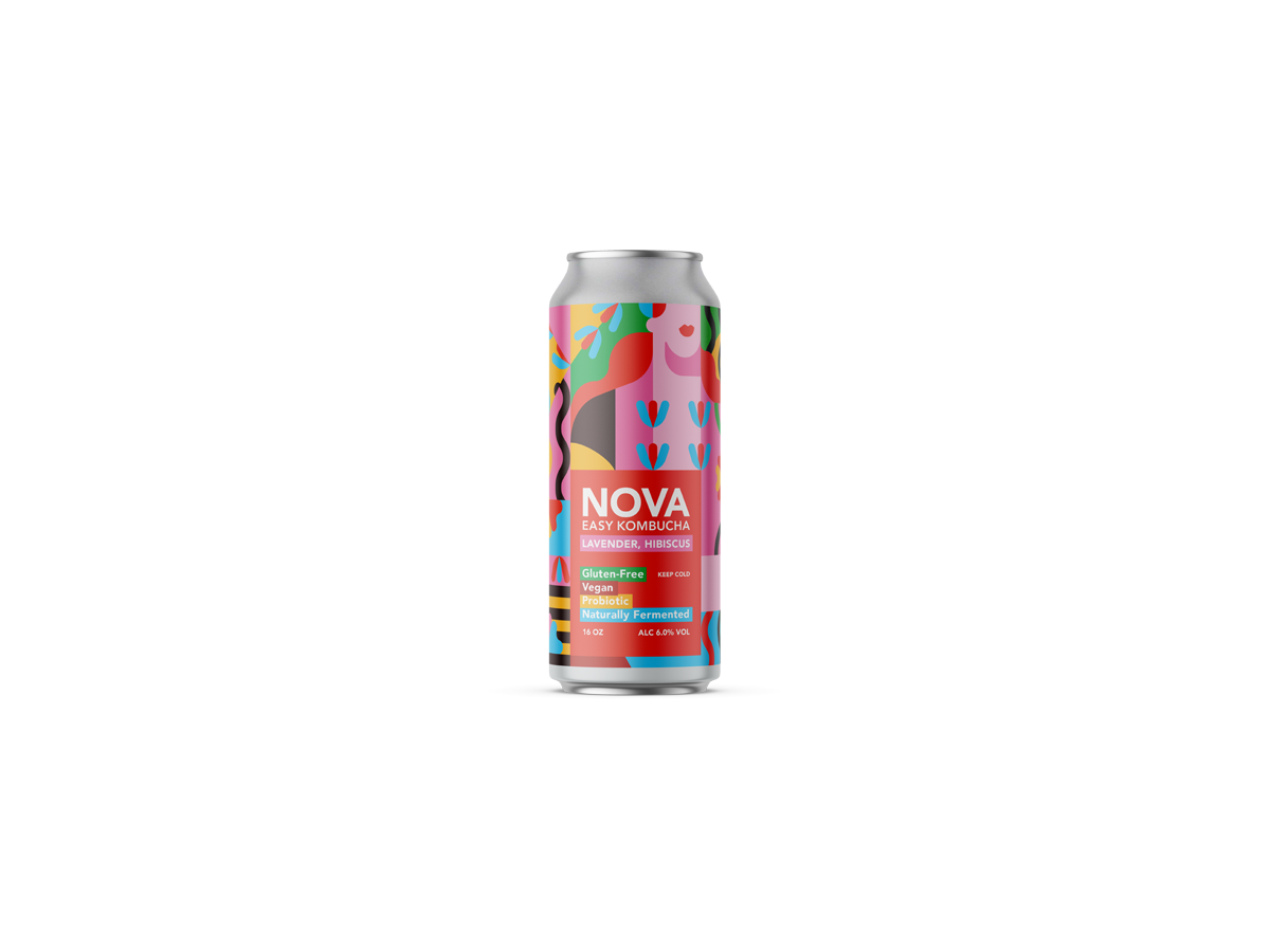 Nova Kombucha Lavender & Hibiscus