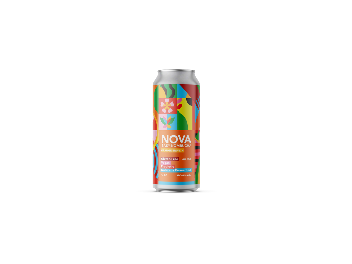 Nova Kombucha ORANGE BRUNCH