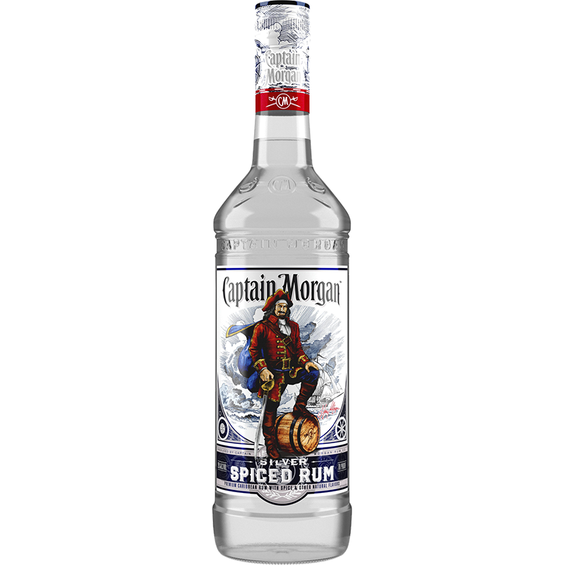 Captain Morgan Silver Spiced Rum 750ml