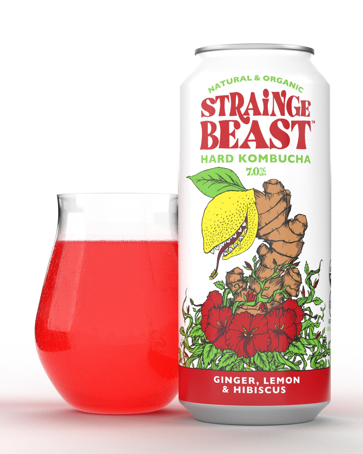 Buy Strainge Beast Ginger, Lemon & Hibiscus Online -Craft City