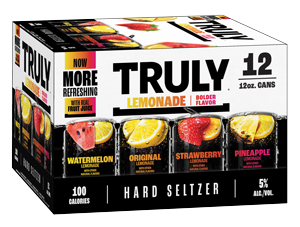 TRULY Hard Seltzer Lemonade Variety Pack (24 - 12oz Cans, 12 Pack)